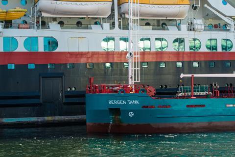 Offshore vessels have access to LNG bunkering at the offshore supply bases Photo: Robin Strand, Norphoto AS